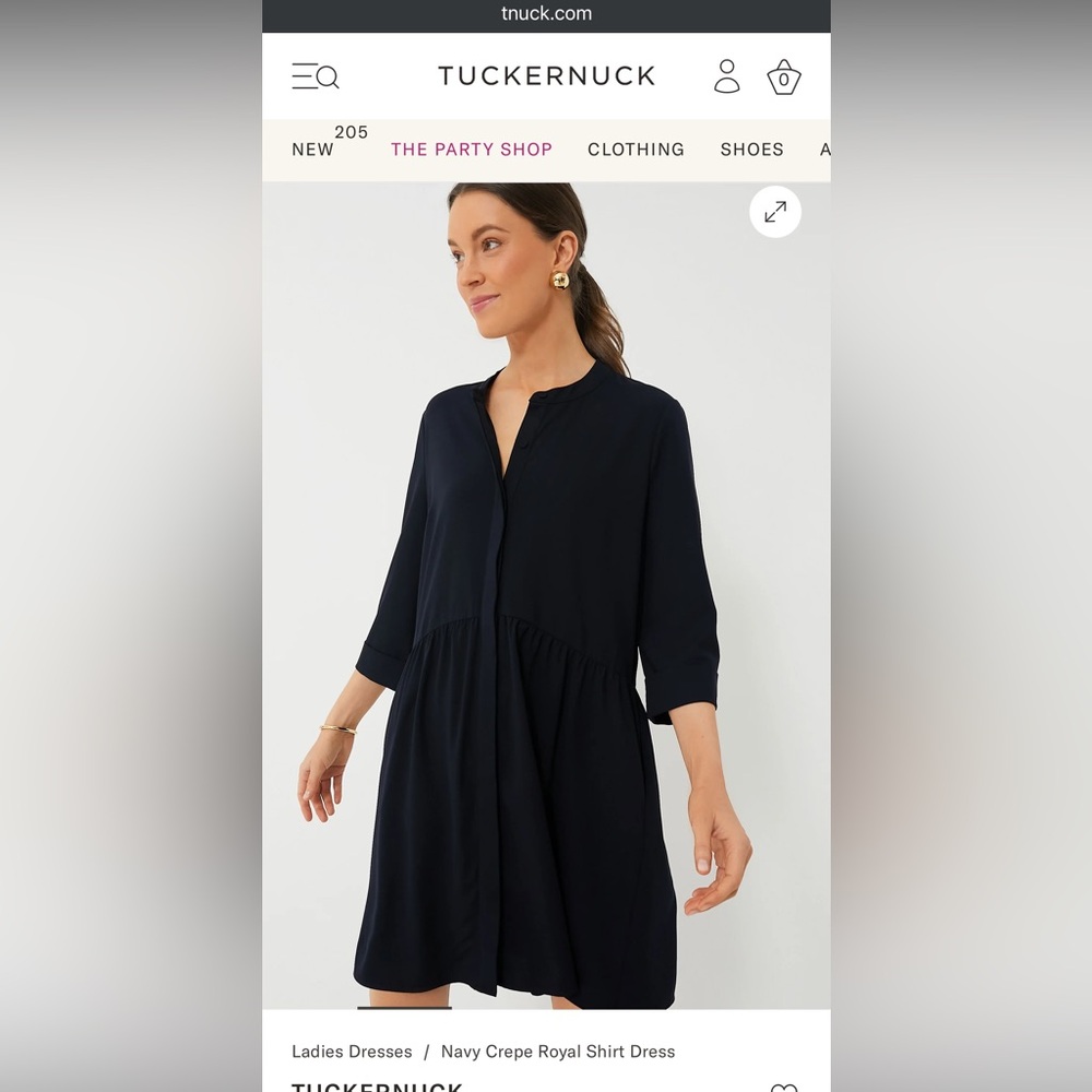 Black tuckernuck shirt dress